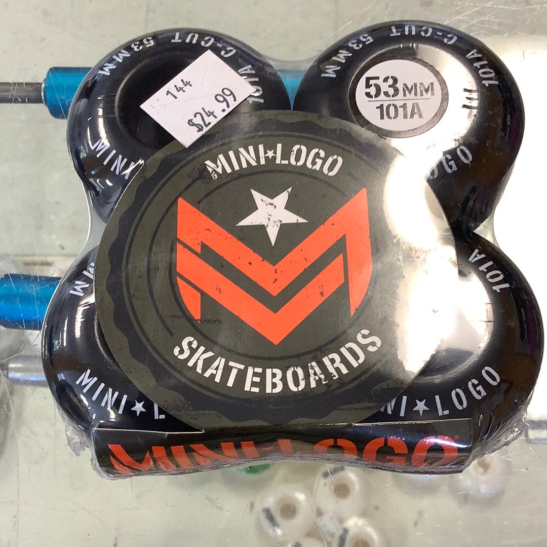 Mini Logo Wheels 53mm 101a (Assorted/Sold Separately)