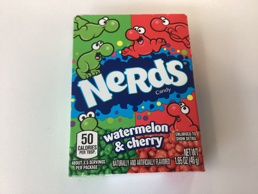 Nerds Candy 1.65oz watermelon & cherry