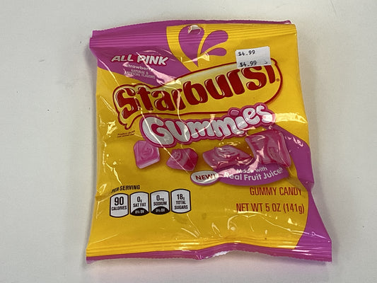Starburst Gummies 5oz bag ALL PINK