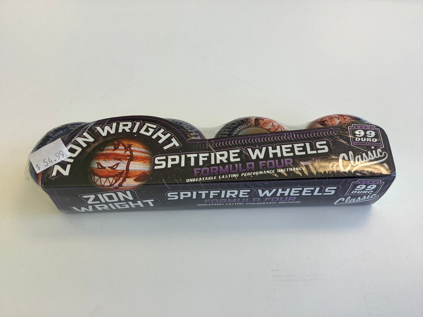 Spitfire Skateboard Wheels 53mm F4 99A Zion Cosmic Classic Formula Four natural