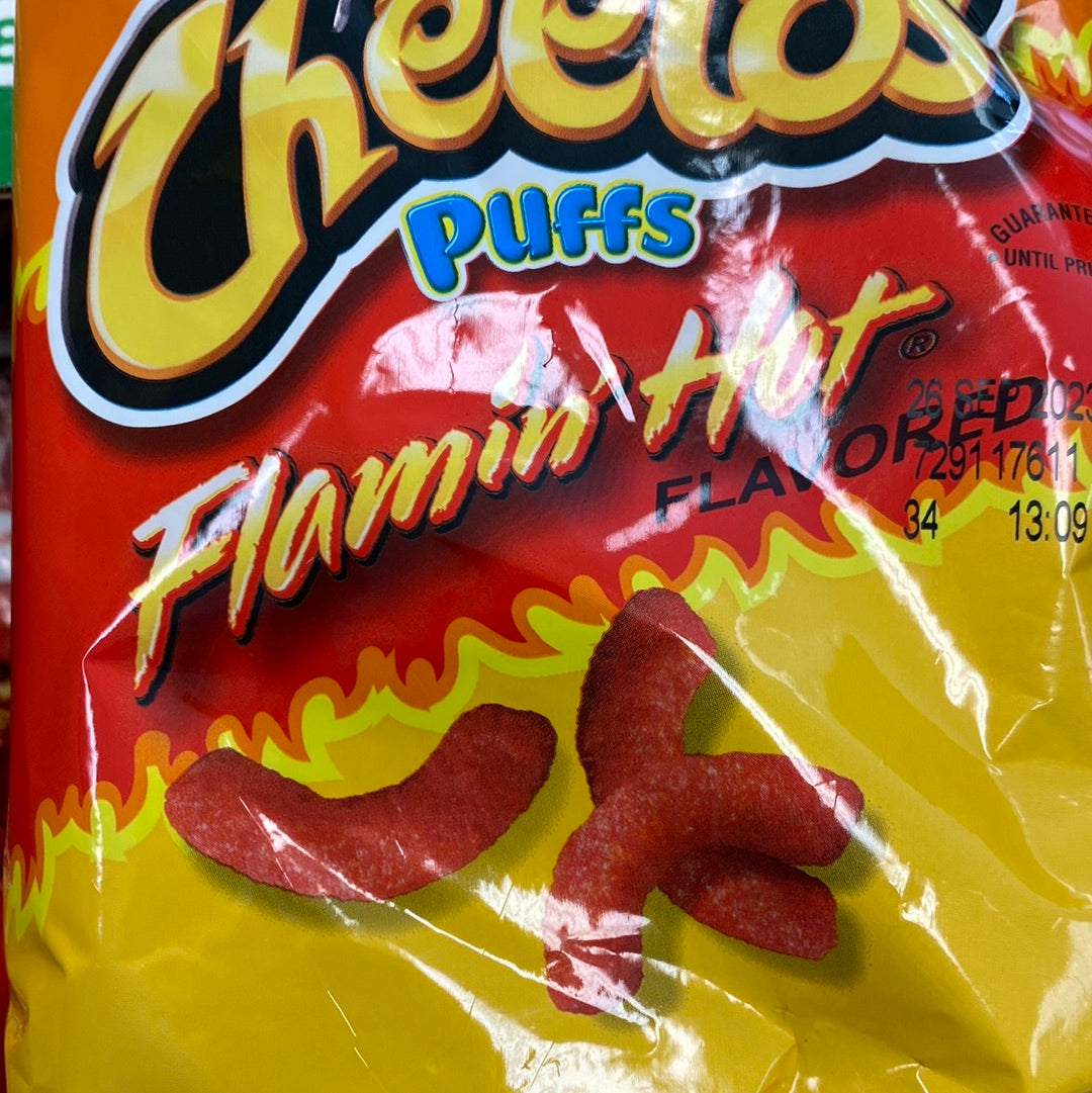 Cheetos Puffs Flamin Hot 1 3/8 oz