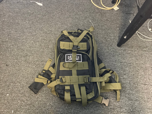 Daville Skate Shop Backpack Green n Black