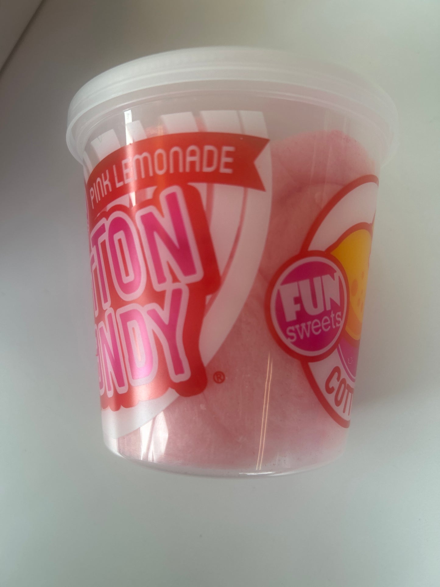 Fun Sweets Pink Lemonade Cotton Candy 2oz