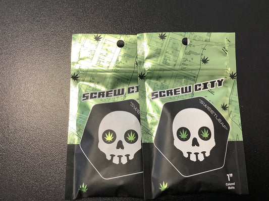 Screw city 1” mounting hardware sweetleaf head