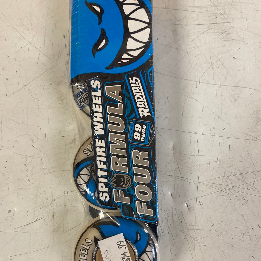 Spitfire Formula Four Wheels Radials 99 duro 54mm (Assorted/Sold Separately)