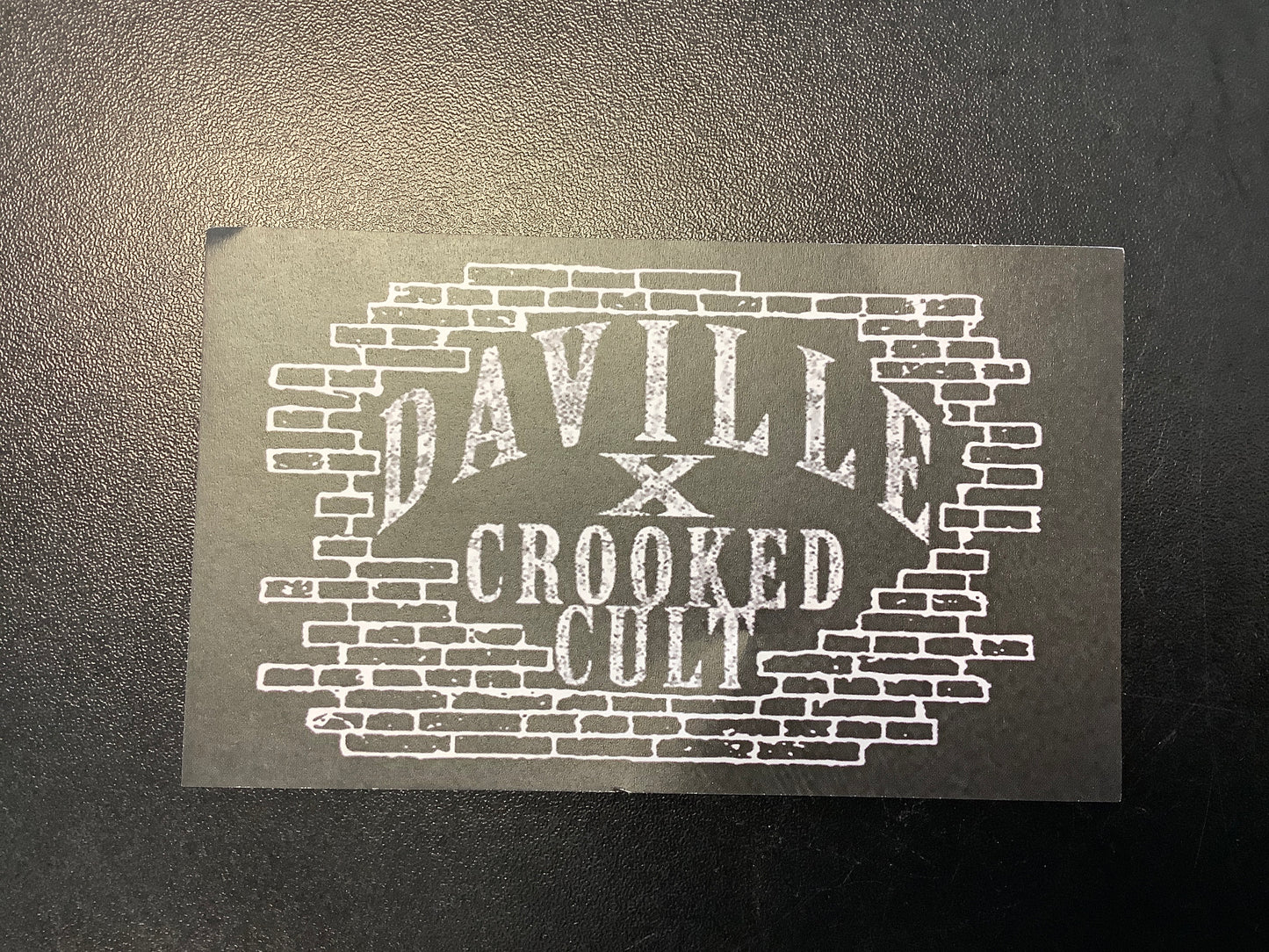 Daville Crooked Cult sticker