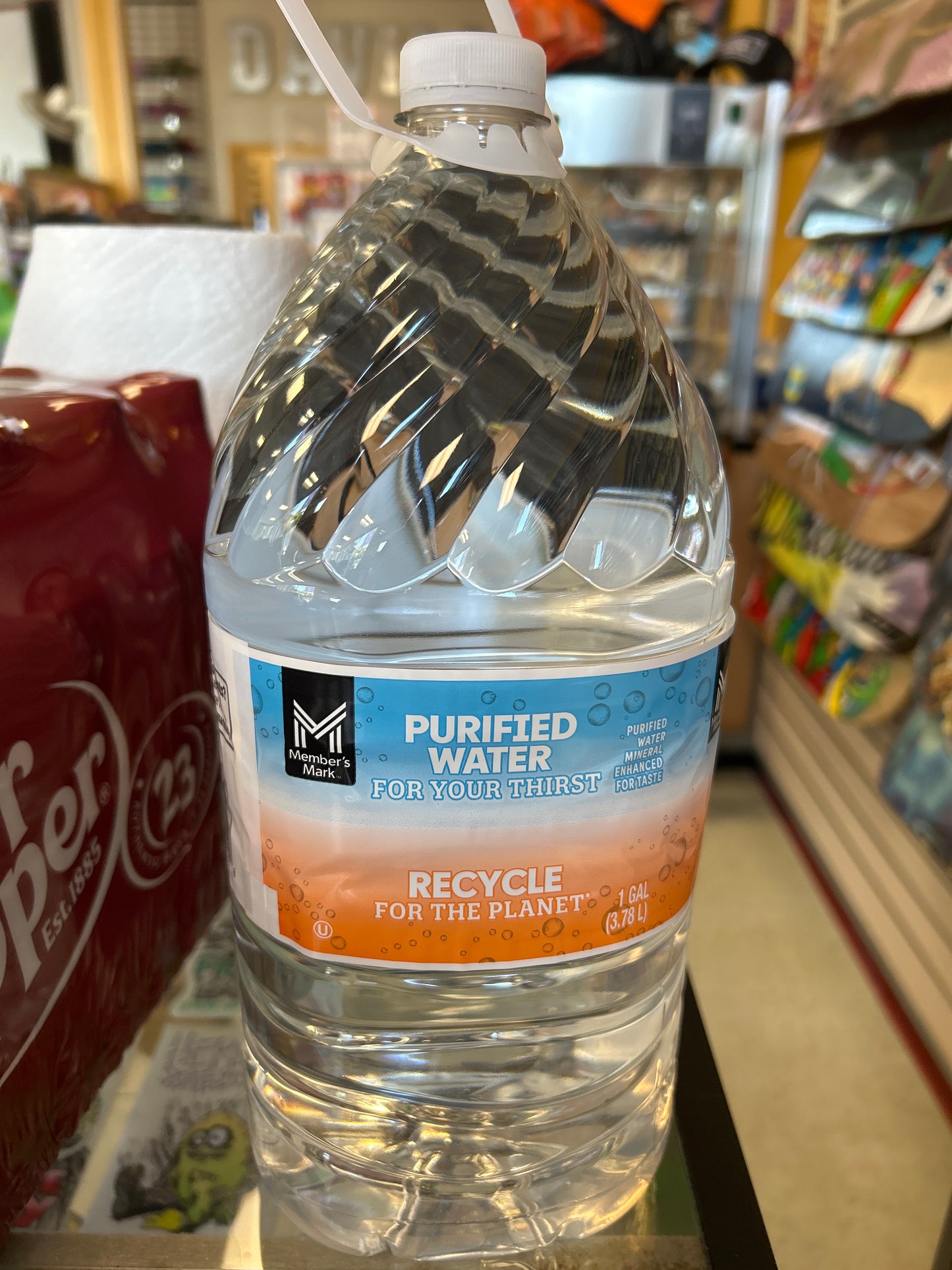 Members Mark Water 1 gallon purified