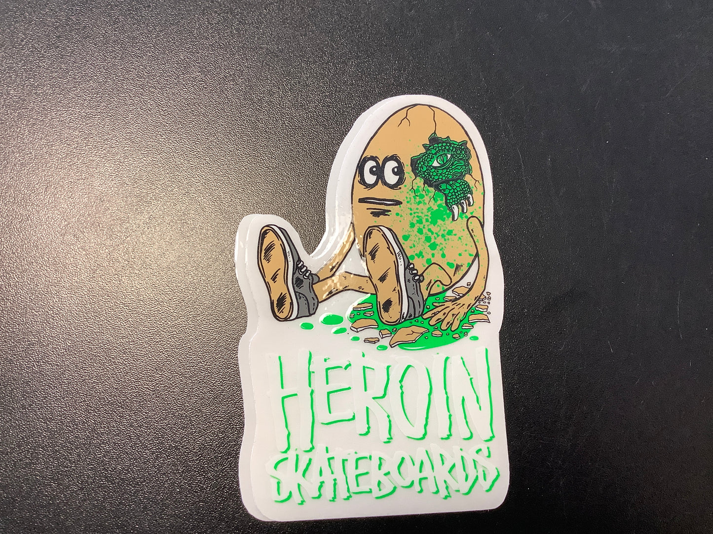 Heroin Godzilla hatching sticker