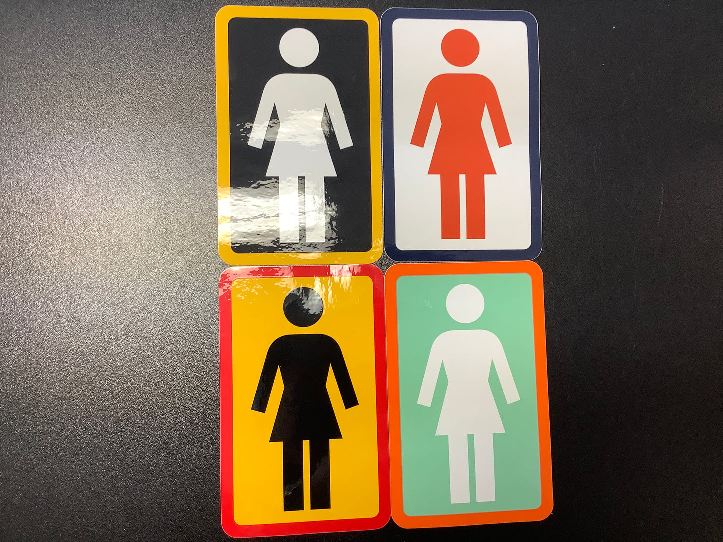 Girl skateboards OG logo sticker