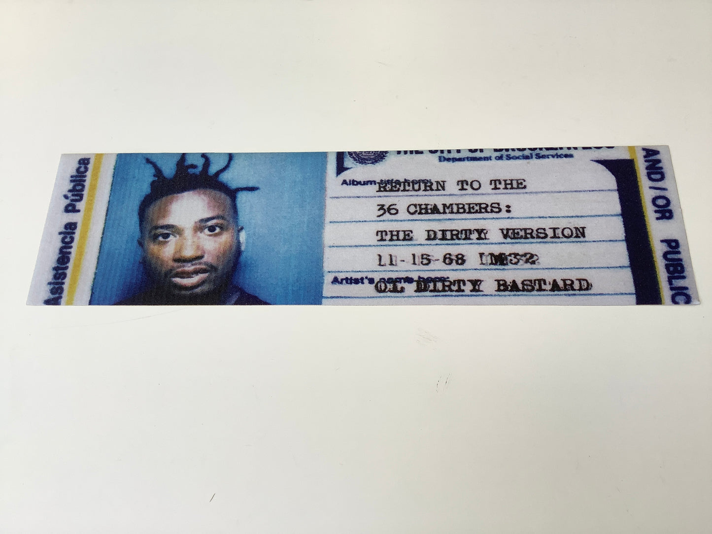 Color Bars Grip Tape ODB WELFARE CARD FULL 9”x33”