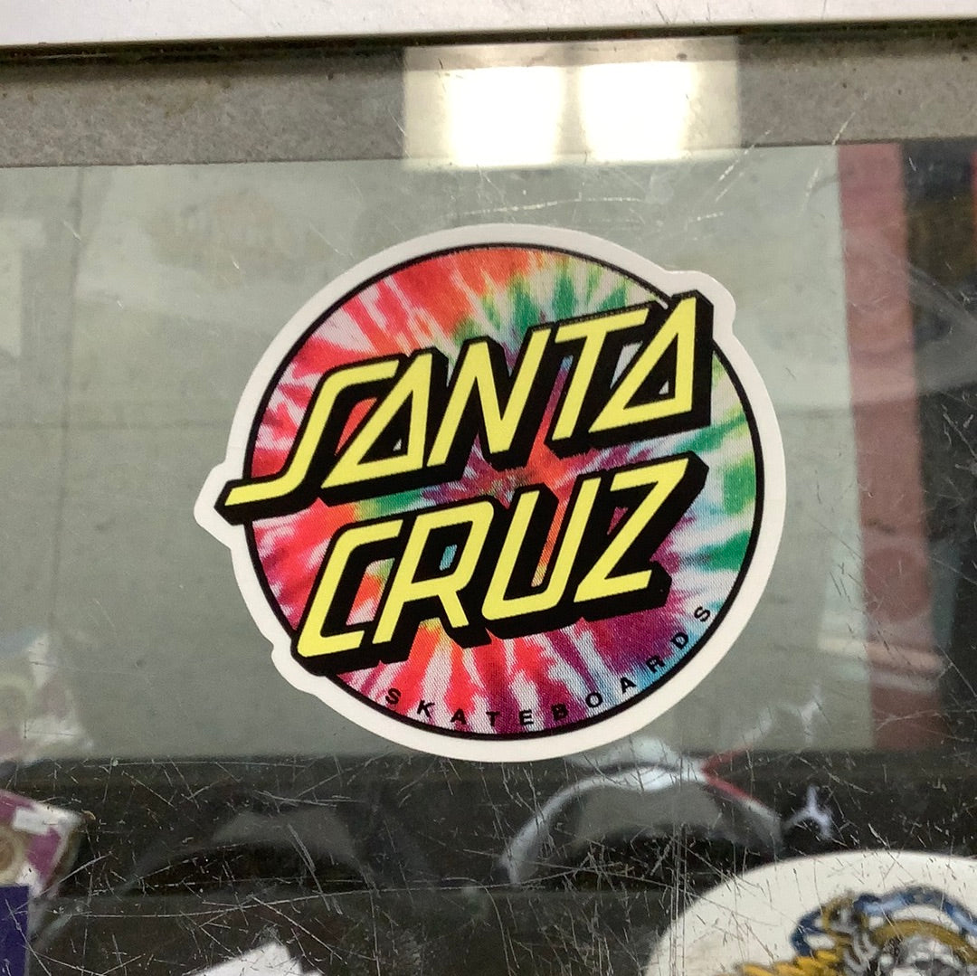 Santa Cruz Tie Dye Sticker