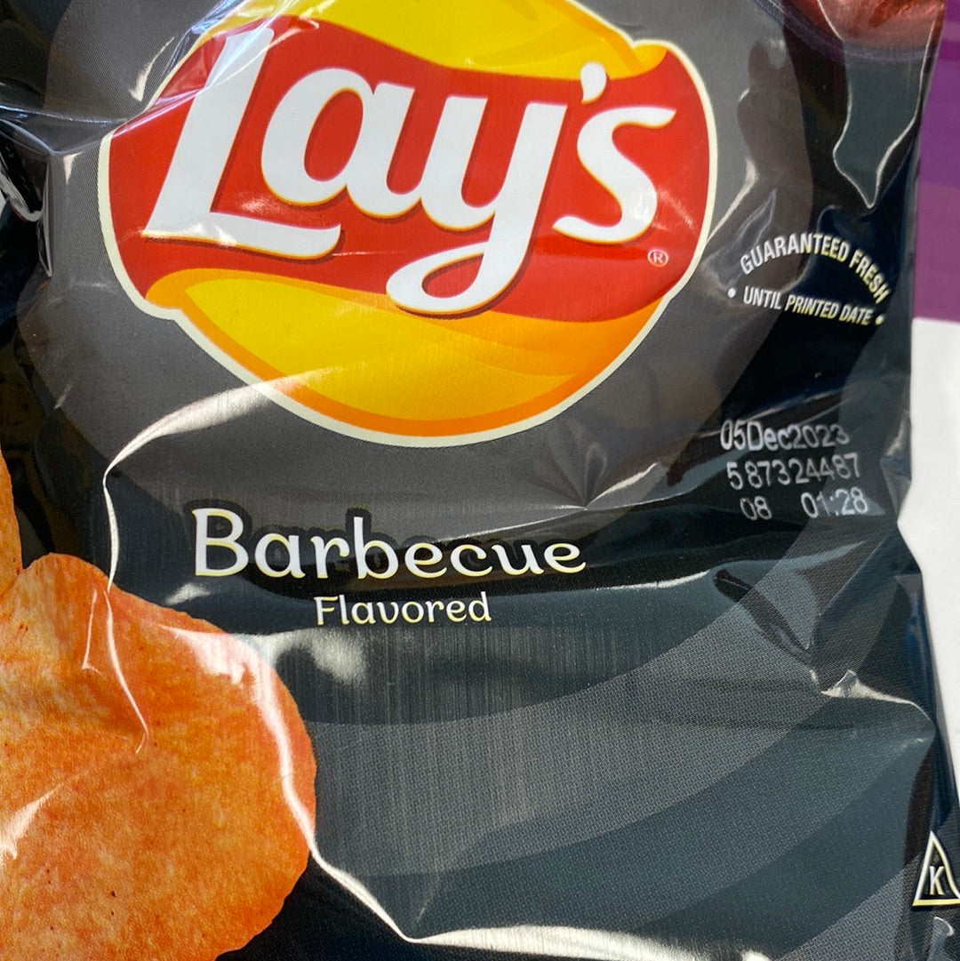 Lays barbecue chips 1oz