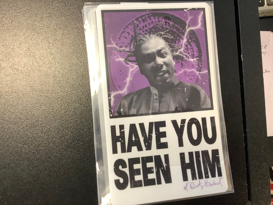 Color bars ODB Have you seen him ? sticker