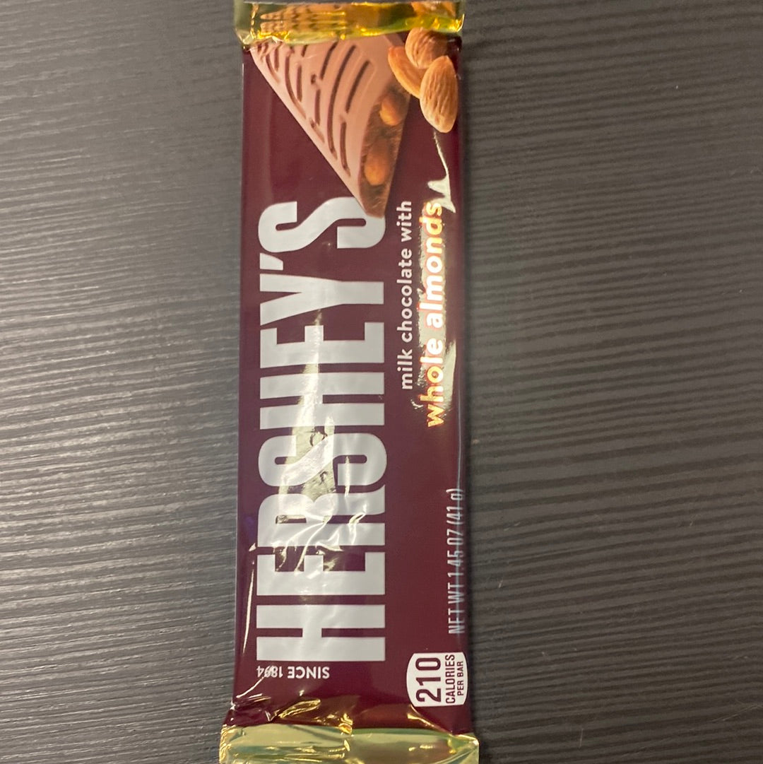 Hersheys Chocolate Almond 1.45 oz.