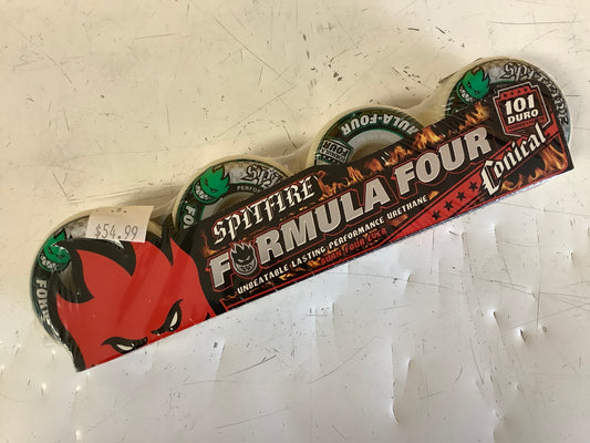 Spitfire formula four conical wheels