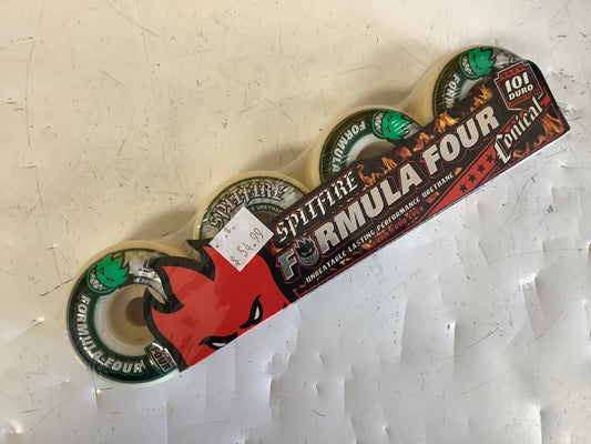 Spitfire Wheels Conical Green print Formula Four