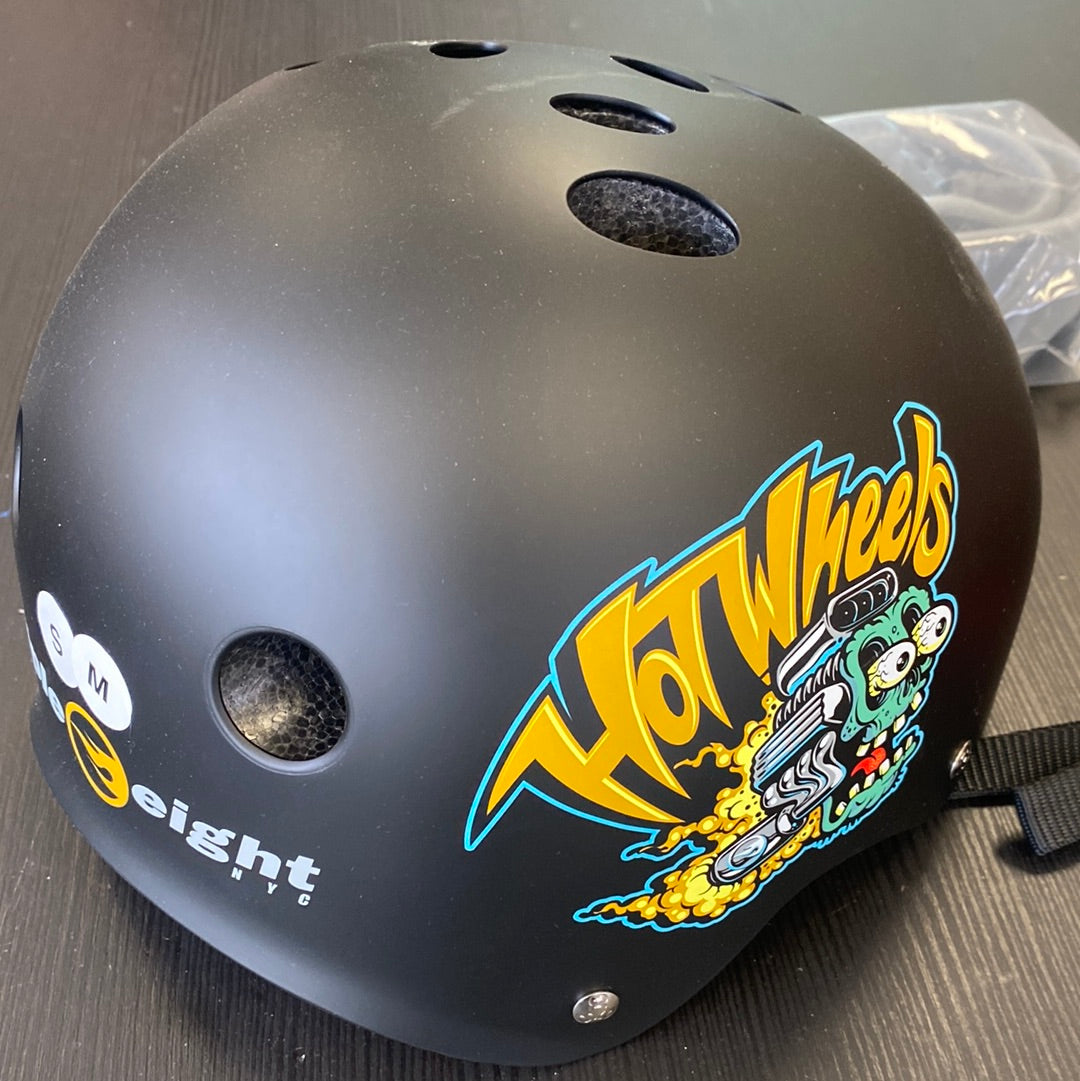 Triple eight helmet Black Hot Wheels S M