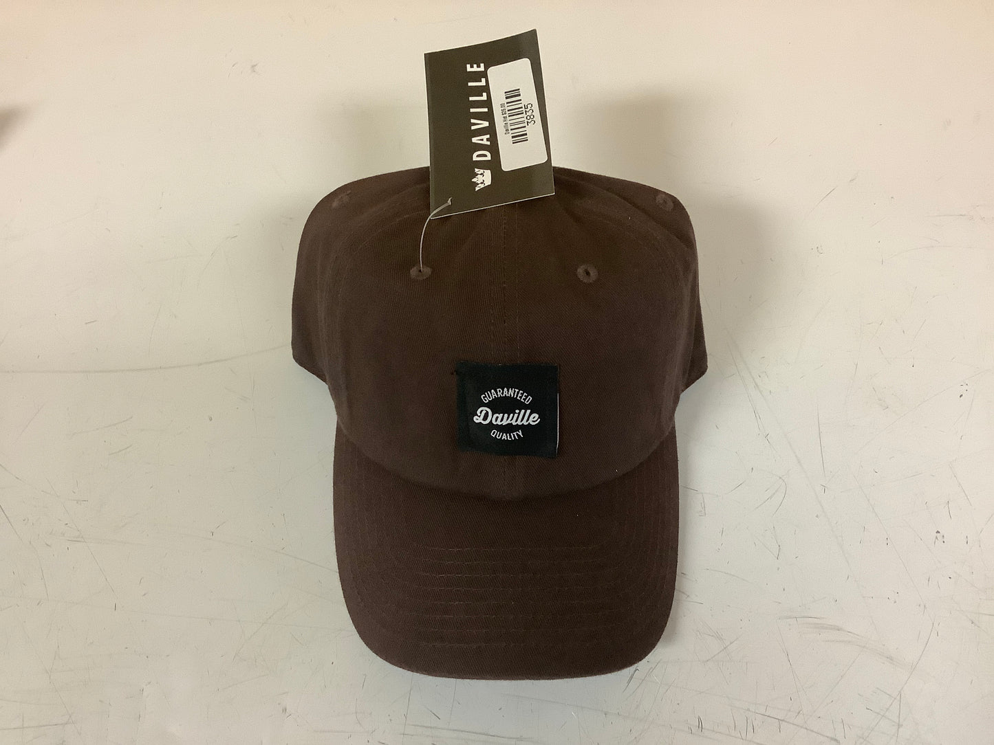 Daville Quality Logo Brown Adjustable Ball Cap