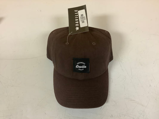Daville Quality Logo Brown Adjustable Ball Cap
