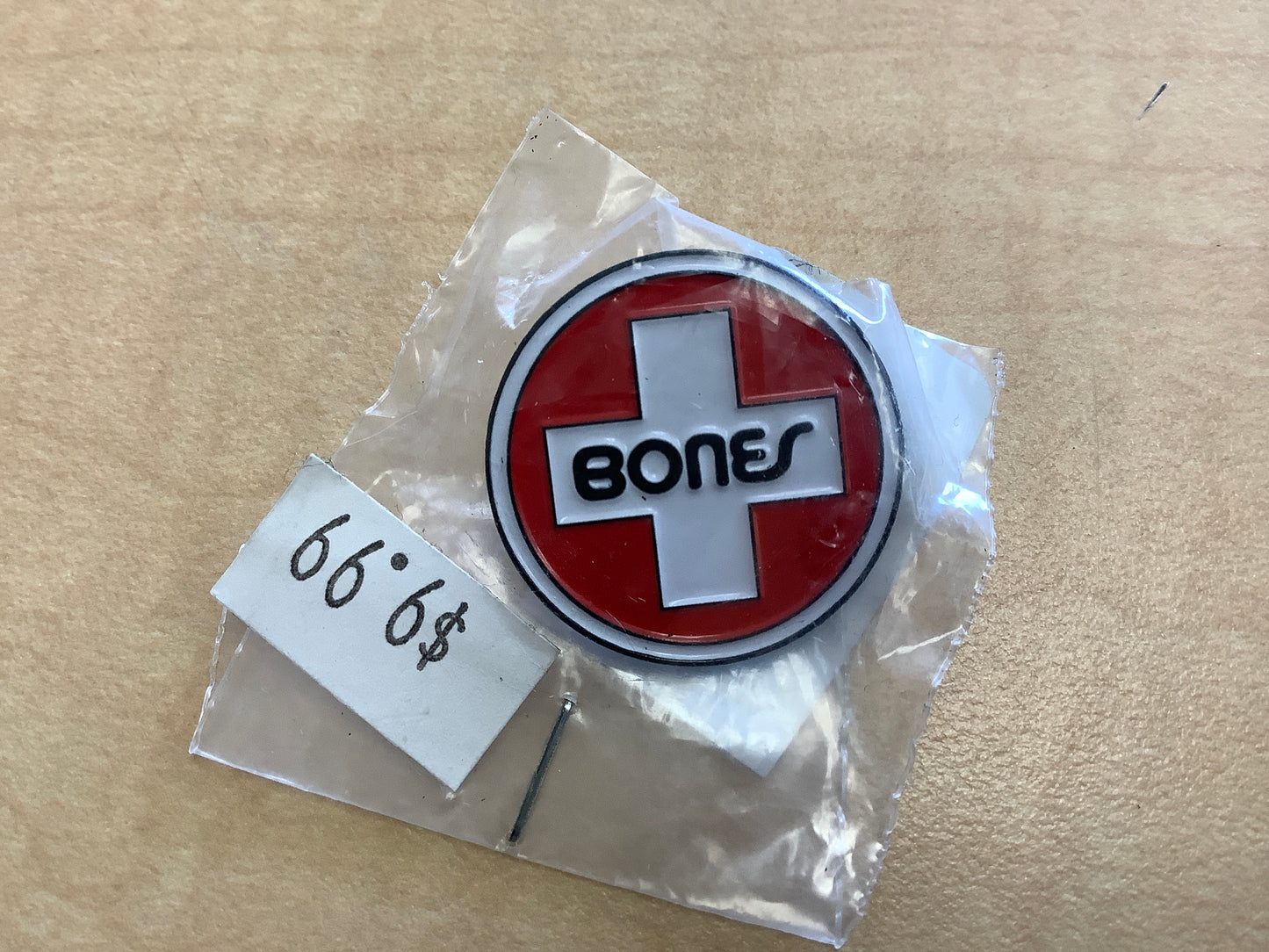 Bones Swiss lapel pin