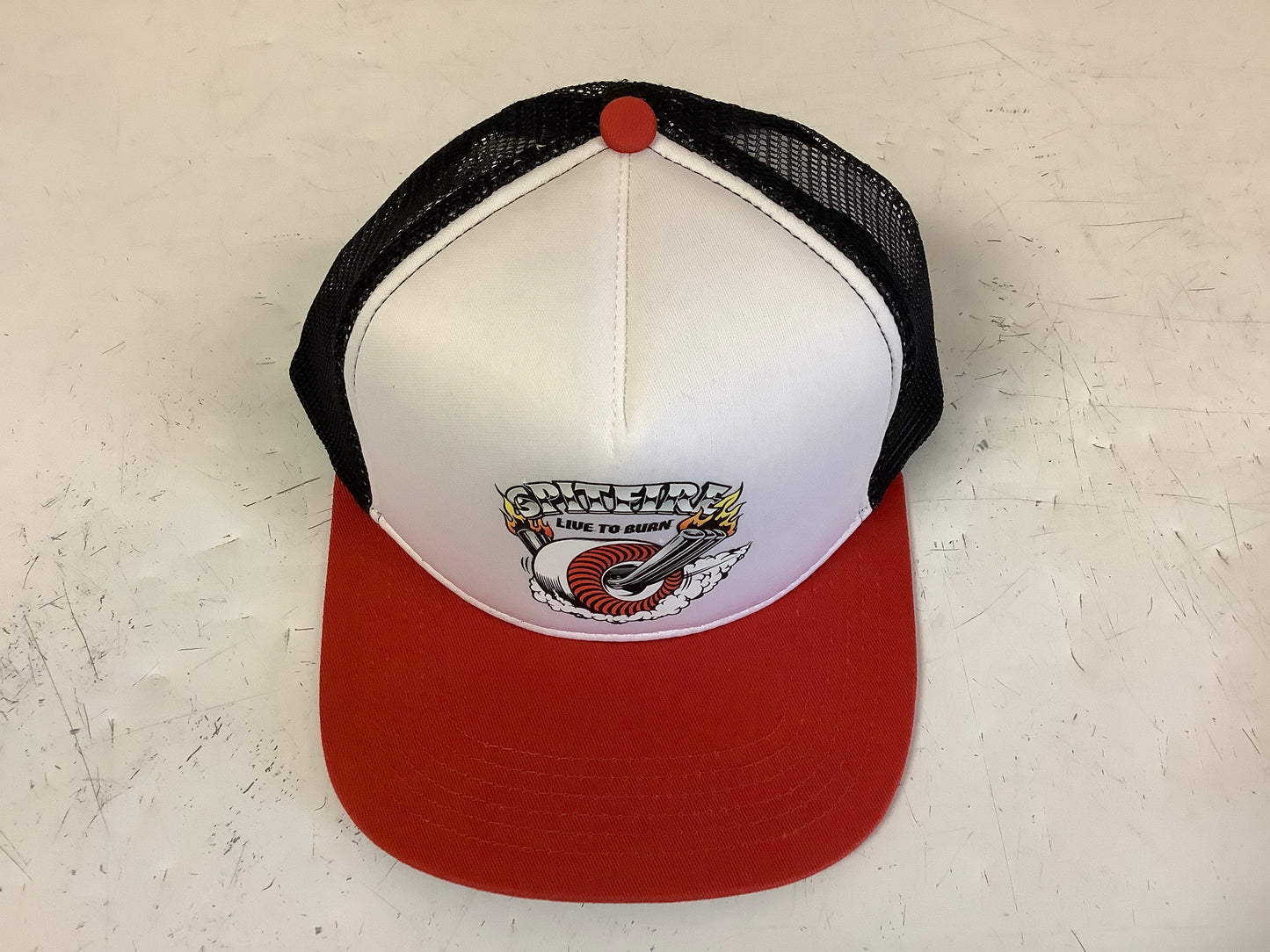 Spitfire Live to Burn trucker hat