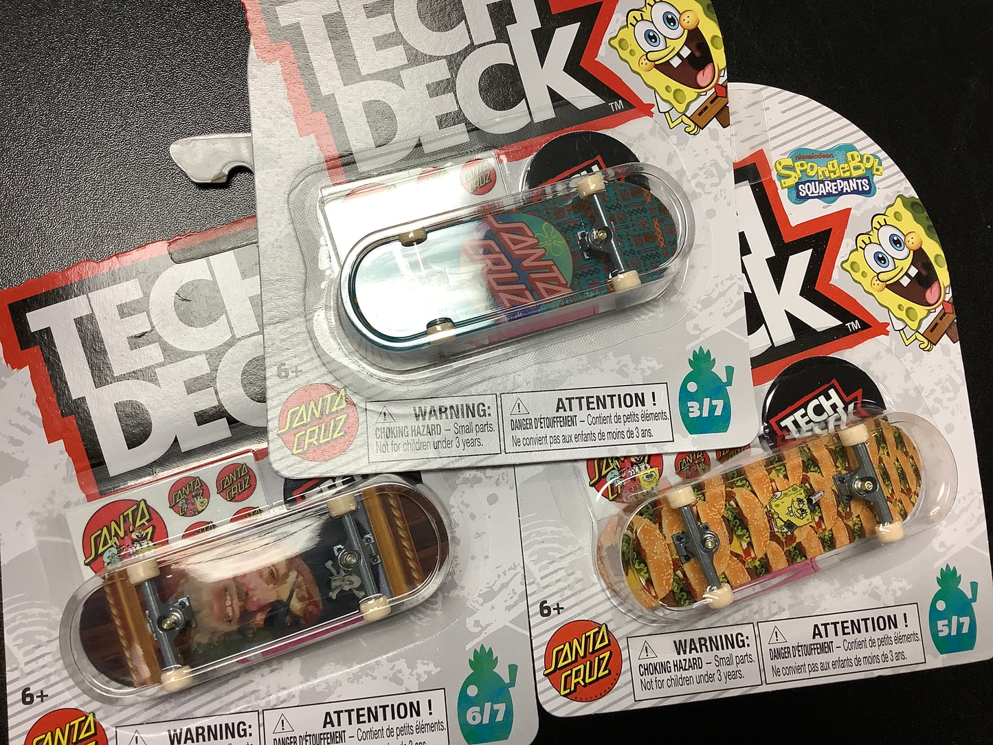 Tech deck Santa Cruz X SpongeBob SquarePants