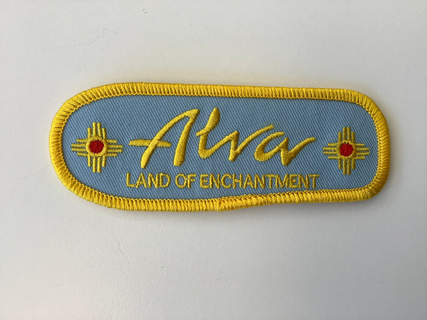 Alva Patch deck shape LAND OF ENCHANTMENT blue / yellow / red