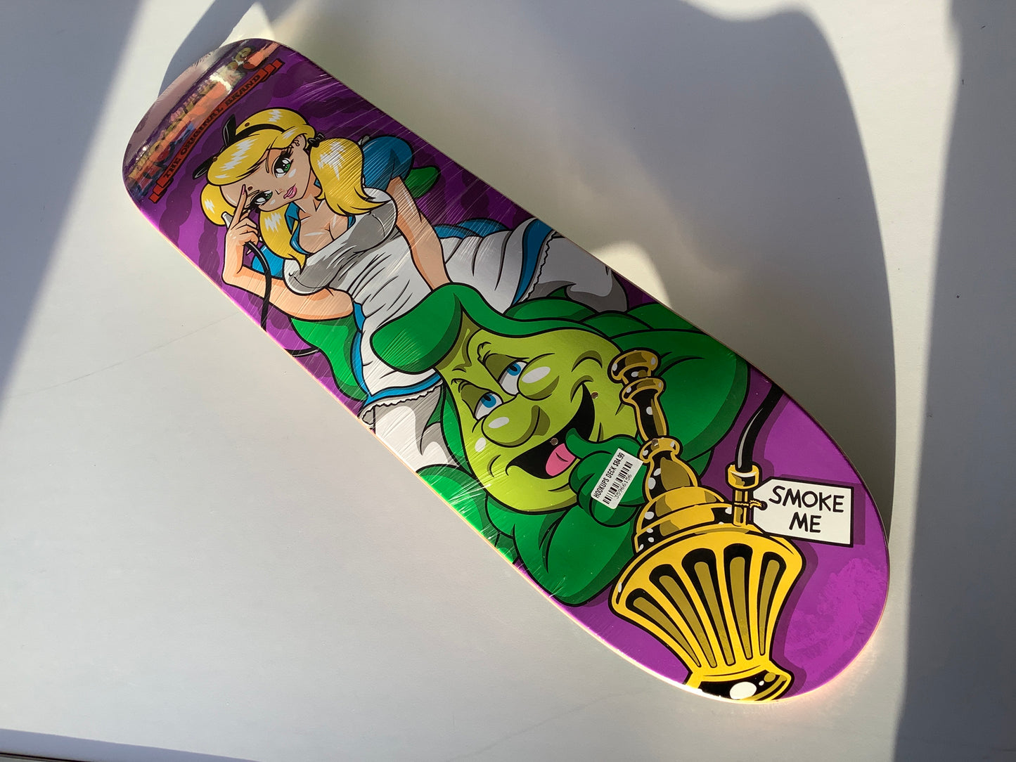 Hookups 8.0” skateboard deck Alice $ Friends Smoke Me