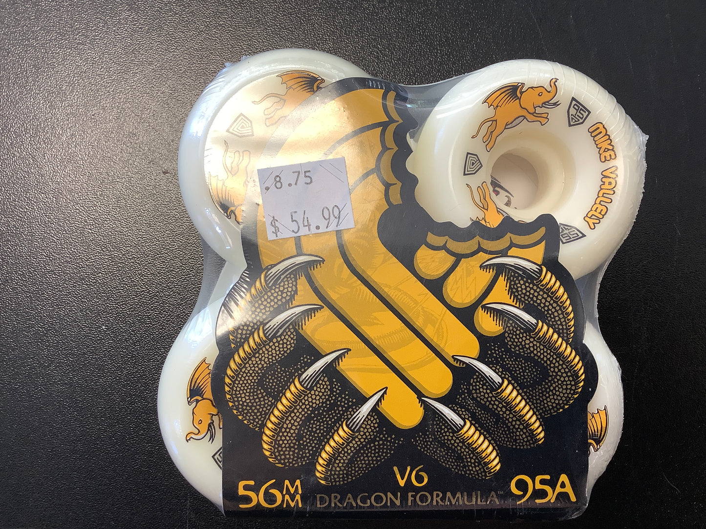 Powell Peralta Mike Vallely Dragon Form 95a 56mmx36mm symmetrical shape