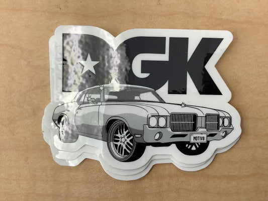 DGK car sticker 3”