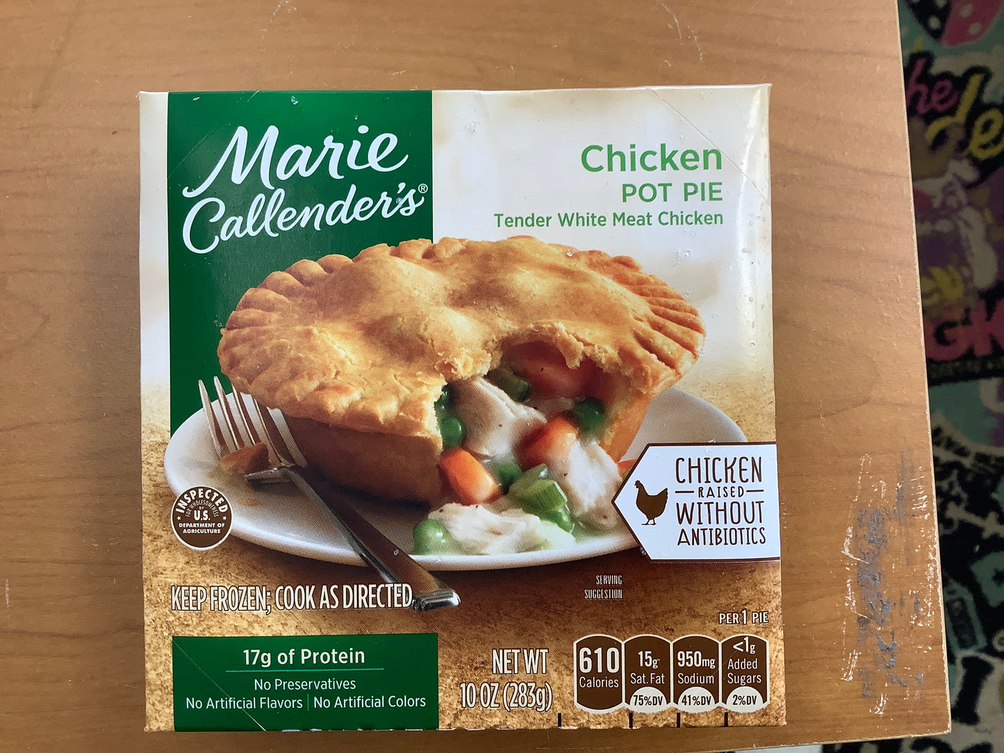 Marie Callender’s chicken pot pie