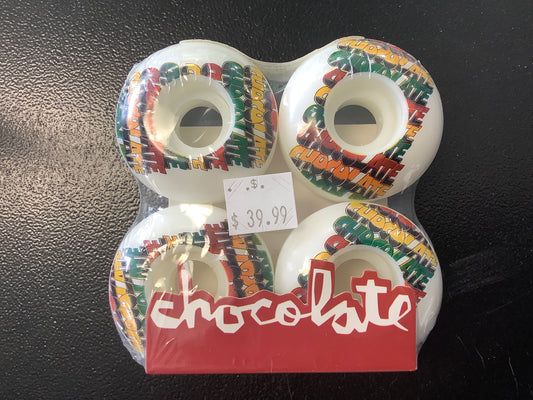 Chocolate wheels repeat graphic 50 mm