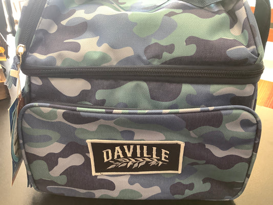 Daville tote cooler blue camo
