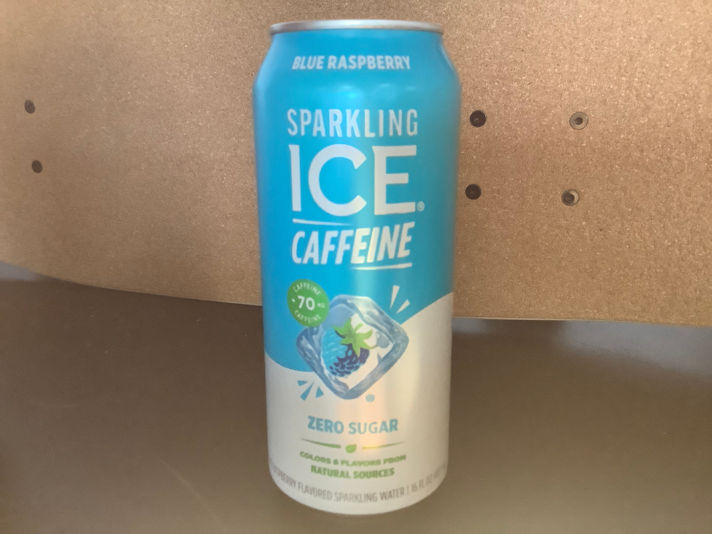 Sparkling Ice blue raspberry caffeine