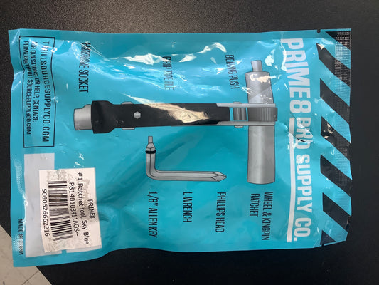 Prime 8 Ratchet skate tool sky blue