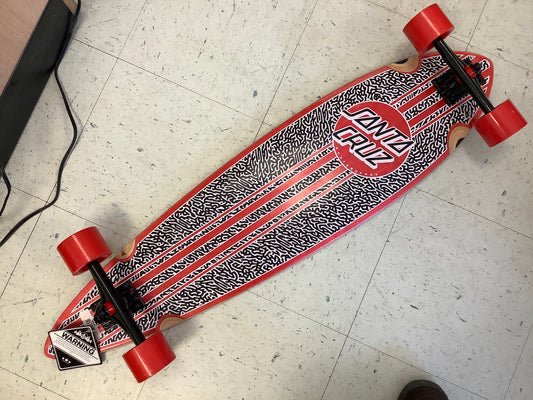Santa Cruz dot pintail long board