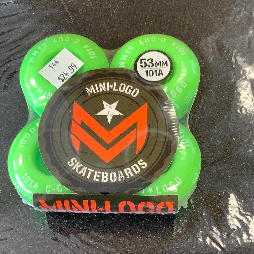 Mini Logo Wheels 53mm 101a (Assorted/Sold Separately)
