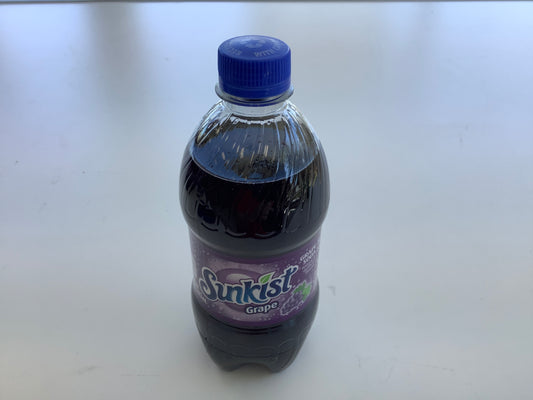 Sunkist Grape Soda bottle 16oz