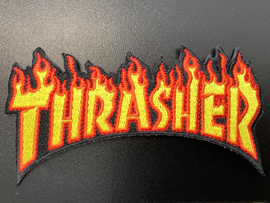 Thrasher flame logo patch