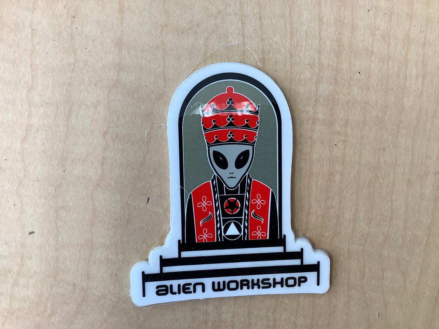 Alien Workshop priest 3” sticker