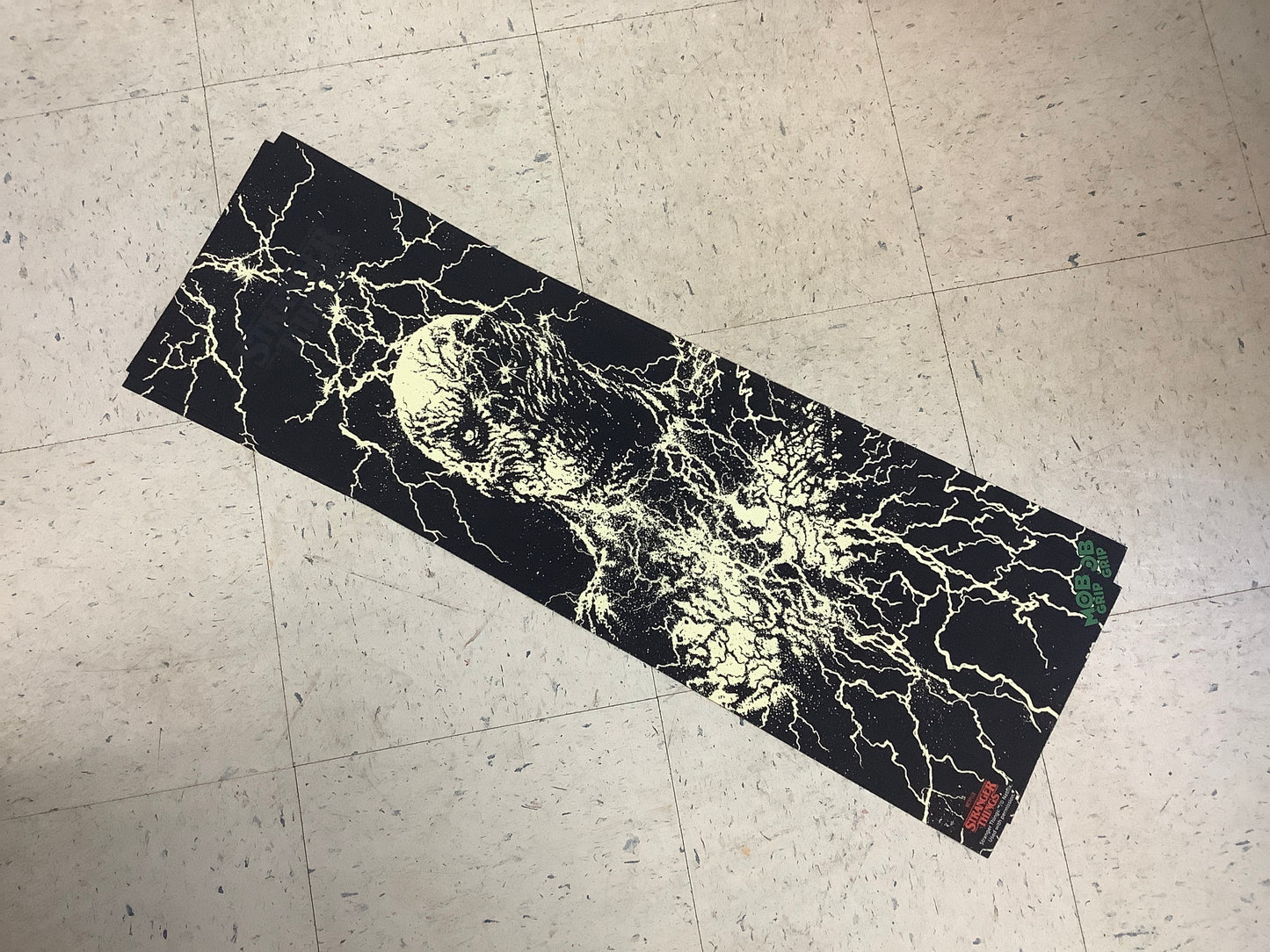 Stranger things mob grip tape vecna graphic