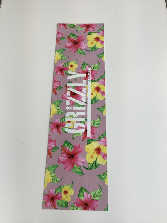 Grizzly Pink Floral Griptape