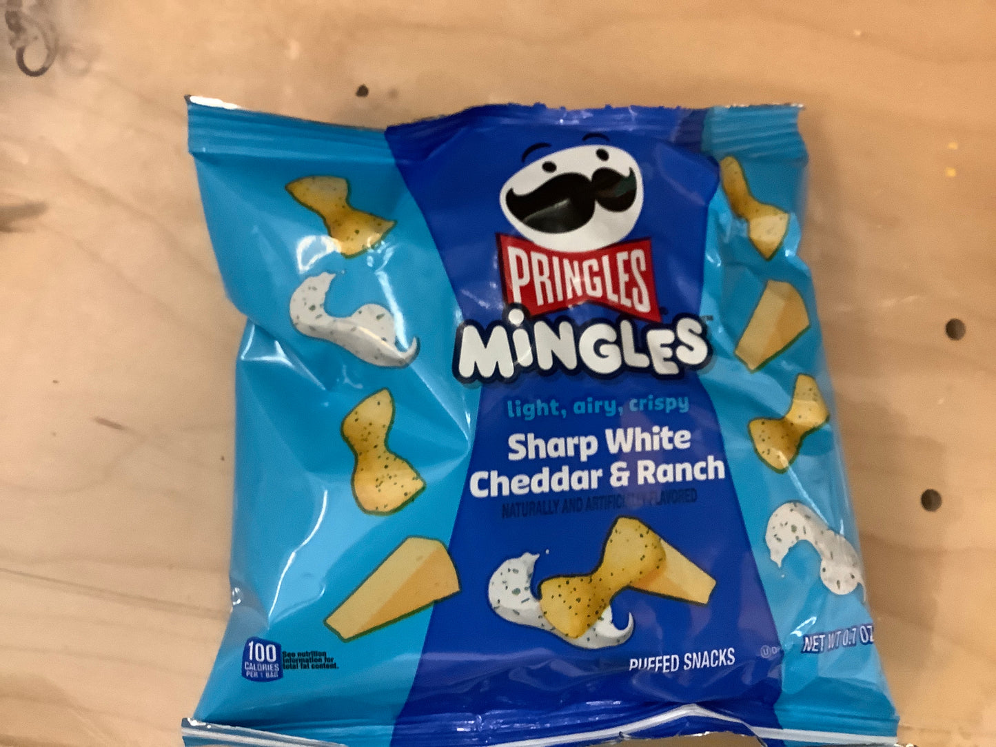 Pringles Mingles 0.7oz Sharp White Cheddar & ranch
