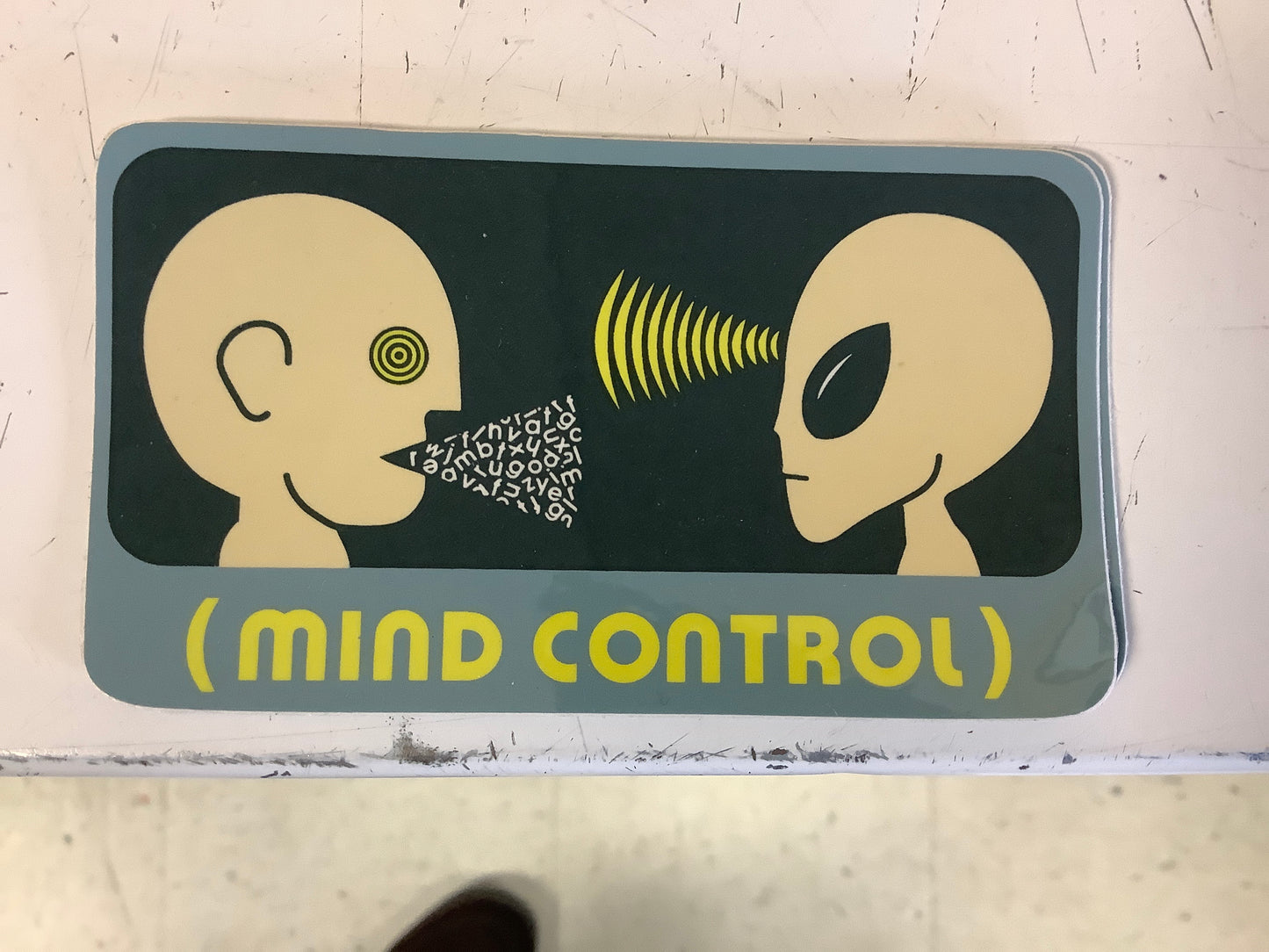 Alien Workshop mind control sticker