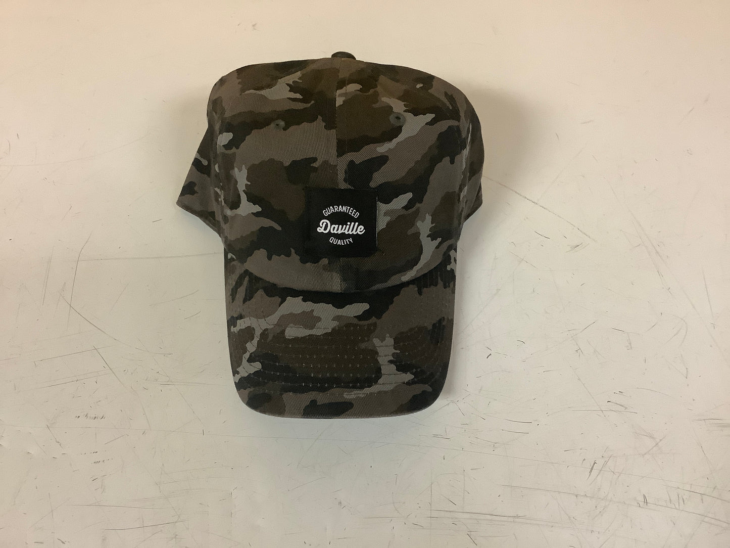 Daville Camo quality logo adjustable ball cap