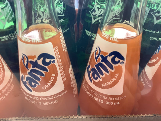 Fanta Mexican bottle 355mm