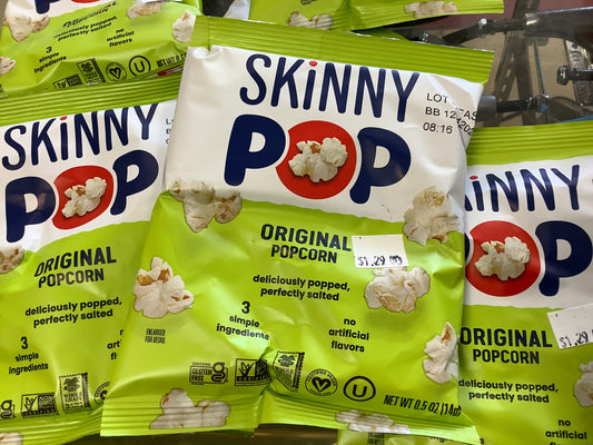Skinny Pop popcorn .5oz original
