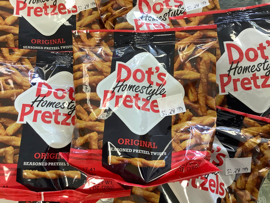 Dot’s homestyle pretzels 1oz original