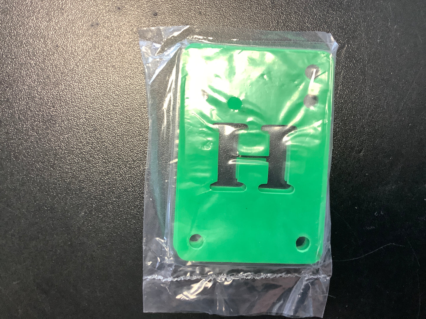 H block 1/16 inch green riser pad