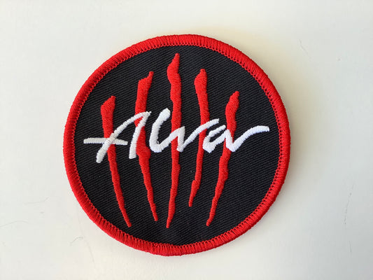 Alva Patch scratch round Black / red / white